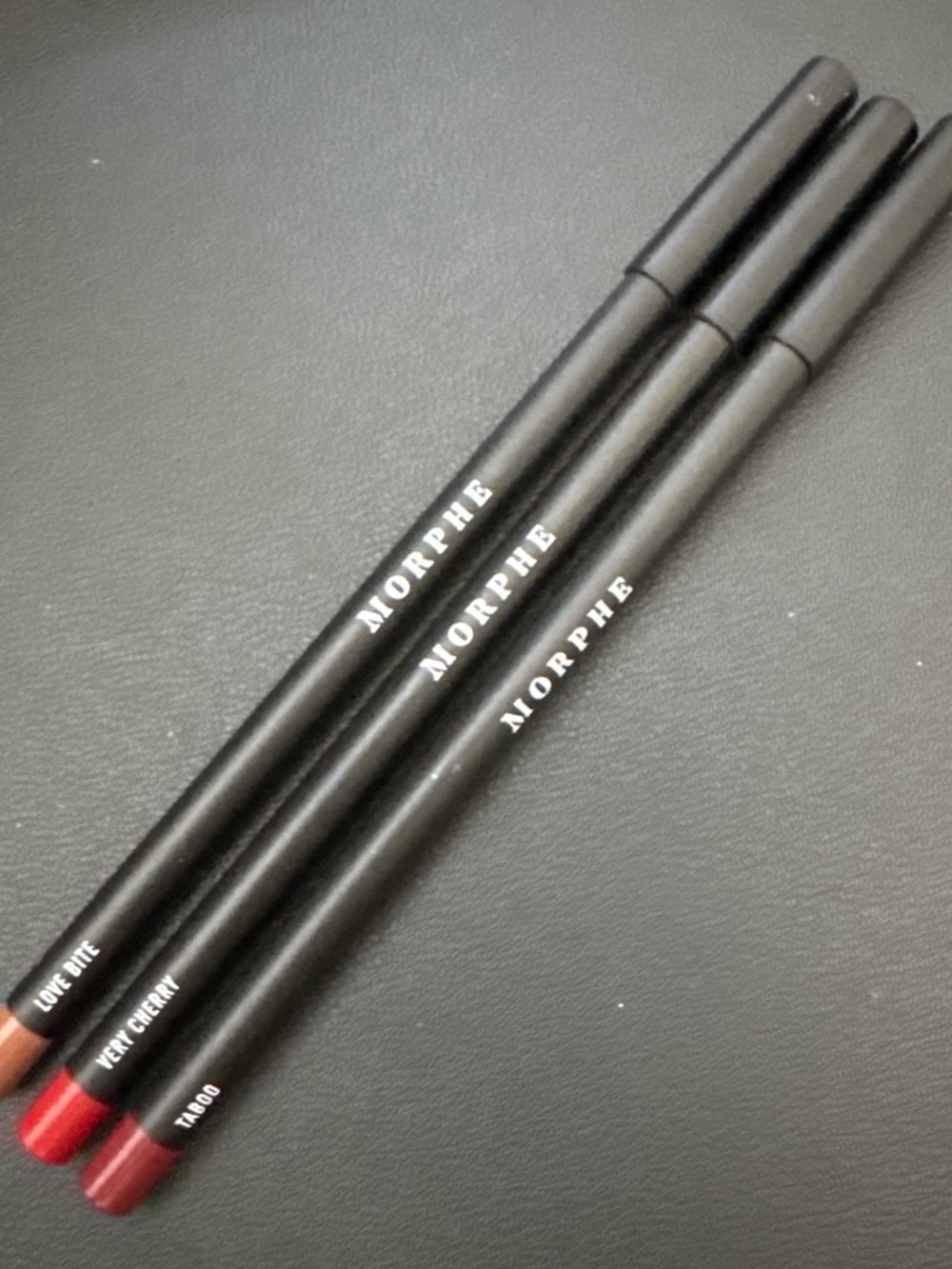 Morphe Lip Liner Set — Red, Berry, Mauve